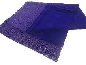 ビロードレース丸模様ショール